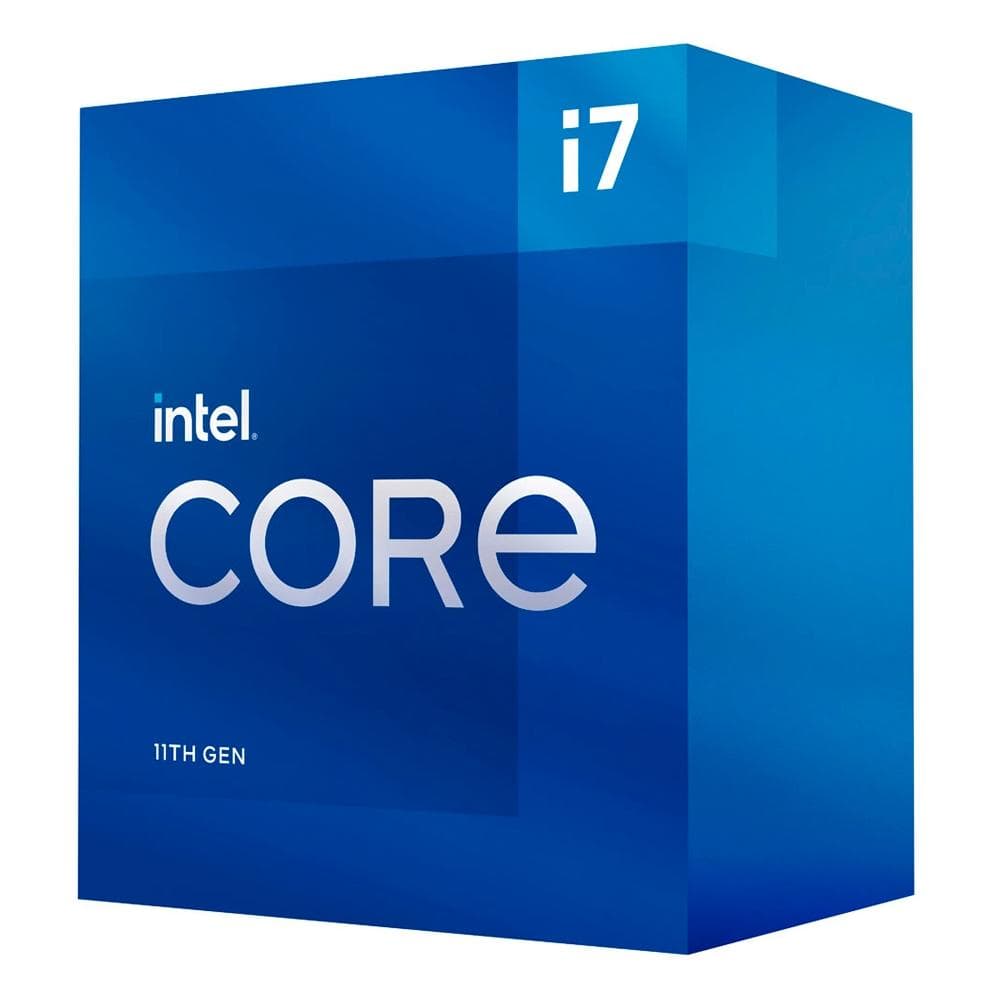 Processador Intel Core i7 11700 LGA 1200 Cache 16MB 2.5 GHz (Max Turbo 4.9GHz) - BX8070811700