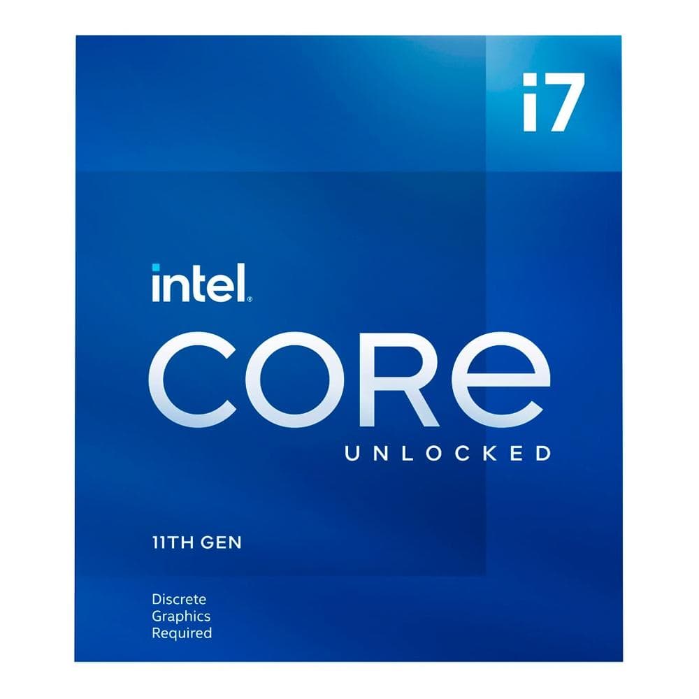 Processador Intel Core i7-11700KF 11ª Geração 3,60GHz (5,00GHz Max Turbo) Cache 16MB LGA 1200 - BX8070811700KF