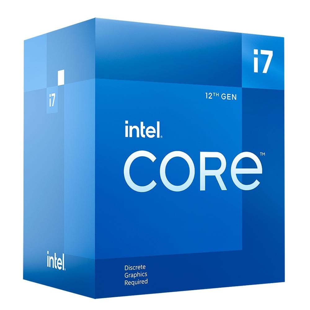 Processador Intel Core i7 12700F 12ª Geração 2.1GHz (4.9GHz Max Turbo) Cache 25MB LGA 1700 S/ Vídeo Integrado - BX8071512700F