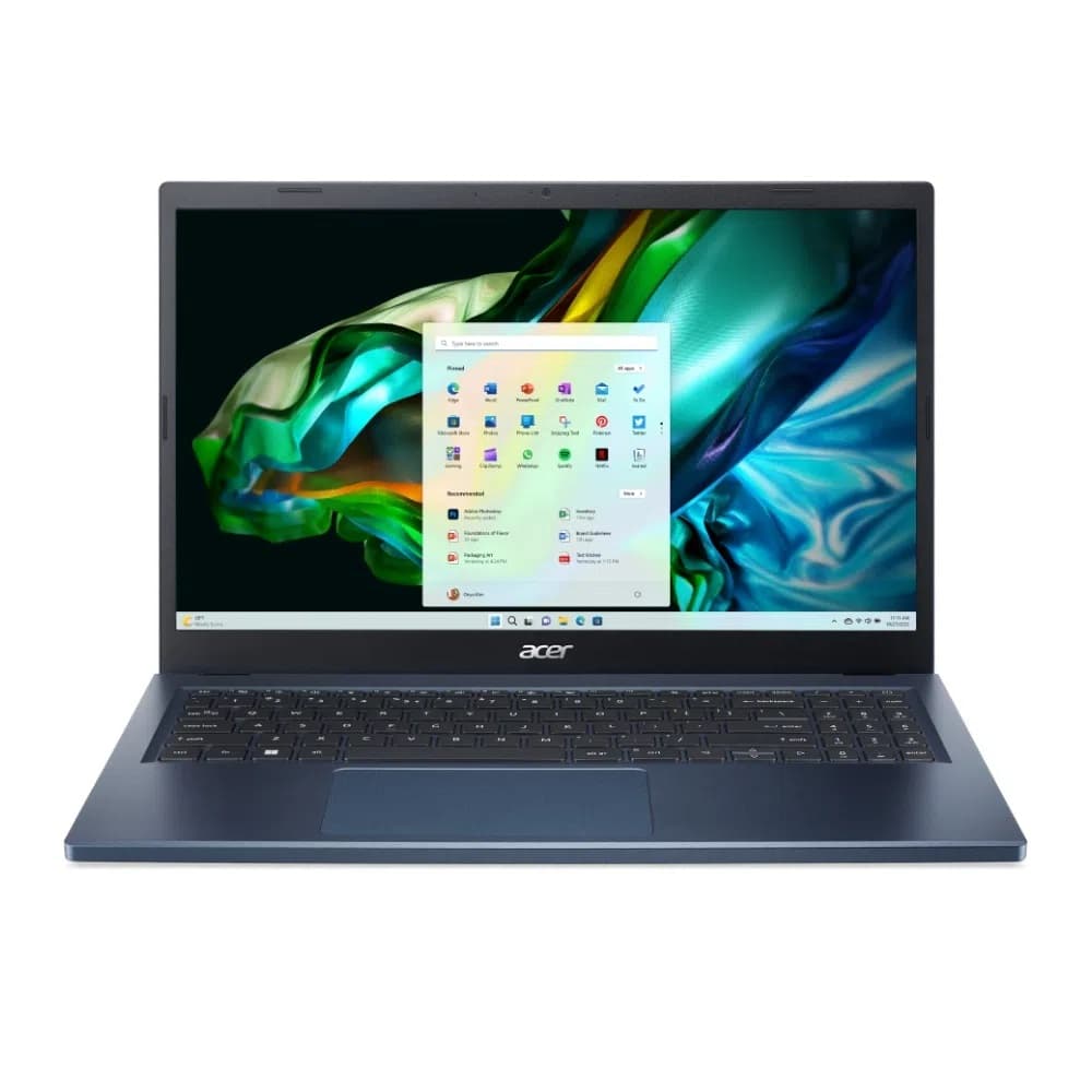 Notebook Acer Aspire 3 Ryzen 5 7520U 8GB DDR5 256GB SSD Tela 15.6” Windows 11 Home - Prata