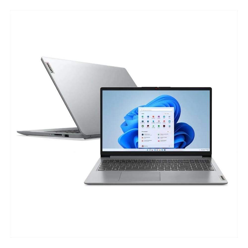 Notebook Lenovo IdeaPad 1i 15,6" Intel Celeron N4500 4GB DDR4 128GB SSD Win 11 Home