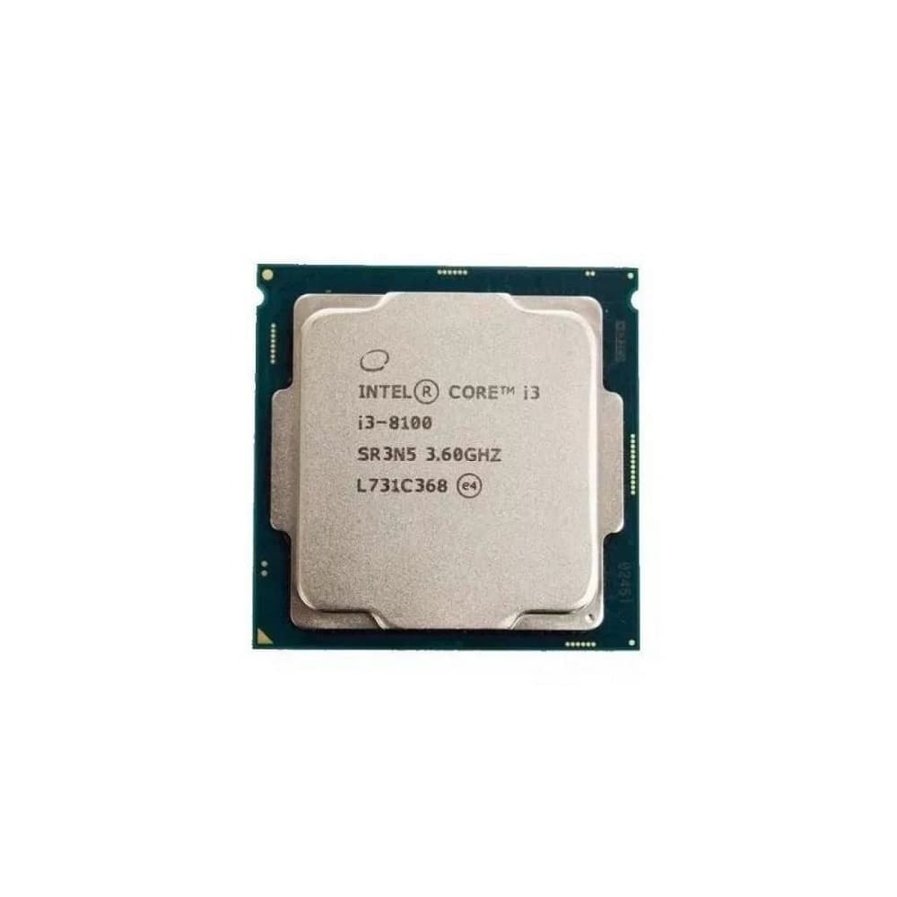 Processador Intel Core i3-8100 LGA 1151 3.6GHz 6MB Cache UHD Intel 630 Tray S/ Cooler - CM8068403377308