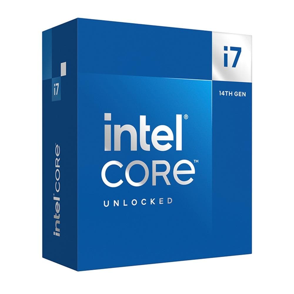 Processador Intel Core i7 14700KF LGA1700 3.4GHz 5.6GHz Turbo 20 Cores 28 Threads 33MB S/Cooler S/Vídeo