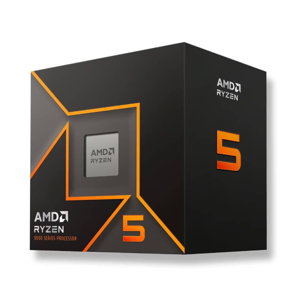 Processador AMD Ryzen 5 9600 AM5 5.2GHz 6 Cores 12 Threads 38MB C/ Cooler C/ Vídeo