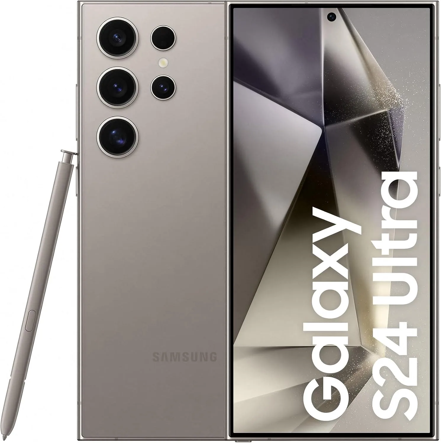 Samsung Galaxy S24 Ultra na cor Titânio Cinza